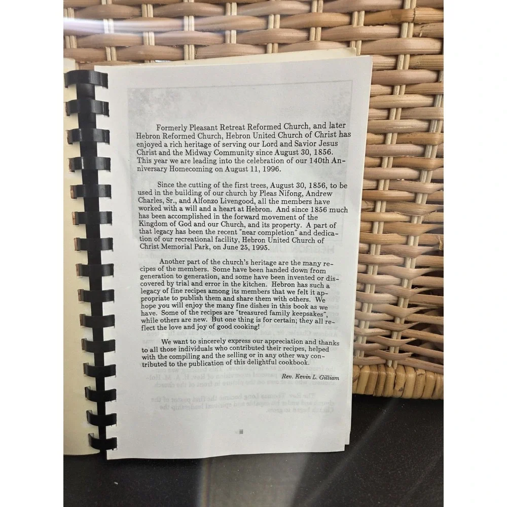 Hebron United Church‎ of Christ Winston-Salem NC Cookbook 1995
